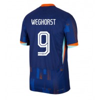 Echipament fotbal Olanda Wout Weghorst #9 Tricou Deplasare European 2024 maneca scurta